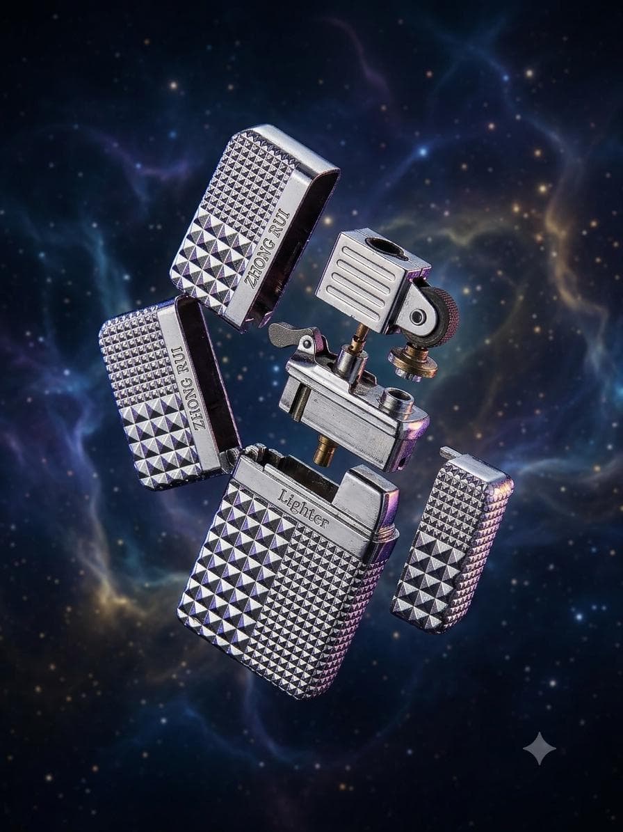 Silver Fancy Lighter